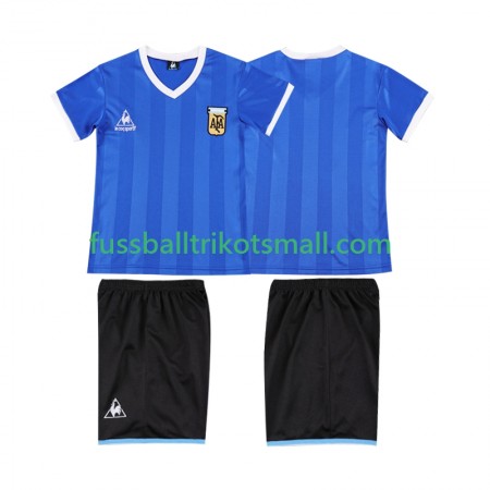 Fußballtrikots Argentinien Retro Kinder 1986 Kurzarm Auswärts-trikot kaufen